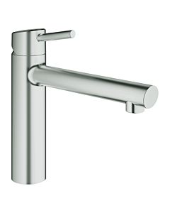 Grohe Spültischarmatur Concetto 31128DC1 mittelhoher Auslauf, supersteel