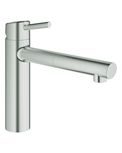 Grohe Küchenarmatur Concetto 31129DC1 ausziehbarer Mousseur, supersteel