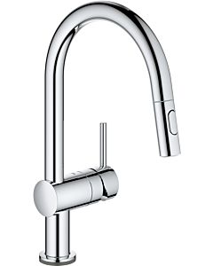 Grohe Minta Touch single-lever sink mixer 31358002 chrome, electronic, pull-out dual spray