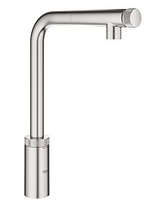 Grohe Minta mixer 31613DC0 supersteel pull-out spray