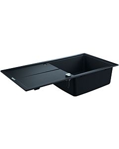 Grohe K400 composite built-in sink 31641AP0 1000x500mm, 1 sink with drainer, granite black