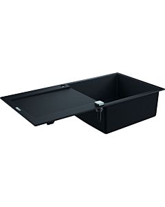 Grohe composite built-in sink 31645AP0 1000x500mm, 1 basin with drainer, granite black