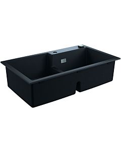 Grohe composite built-in sink 31649AP0 860x500mm, 2 bowls, granite black