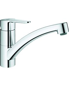 Grohe single lever sink mixer 31680000 chrome, swiveling, flat spout