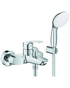 Grohe Eurosmart bath mixer 33302003 2000 /2&quot;, with shower set, wall mounting, chrome