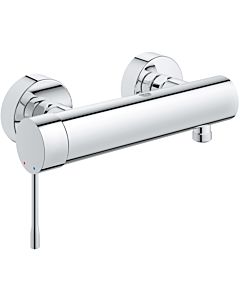 Grohe Essence new single-lever mixer 33636001 chrome, wall-mounted, intrinsically safe