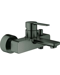 Grohe Lineare single lever bath mixer 33849AL1 brushed hard graphite, wall mounting