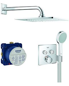 Grohe Smartcontrol concealed shower system 34742000 with concealed thermostat, chrome