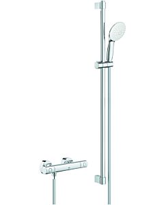 Grohe Grohtherm 800 Cosmopolitan shower thermostat 34769001 with shower set 900mm, chrome