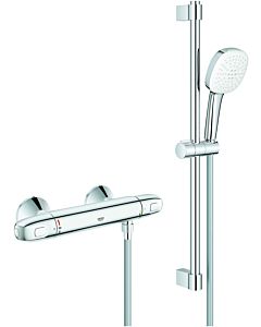 Grohe Grohtherm 1000 bath mixer 34820005 with shower set 600mm, chrome