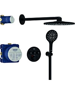 Grohe Grohtherm Smartcontrol shower system 34863KF0 concealed, phantom black