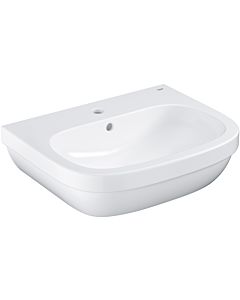 Grohe Euro Bathroom ceramics washstand 3933500H 60cm, alpine white PureGuard / Hyper Clean, 1 tap hole with overflow