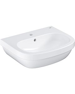 Grohe Euro Bathroom ceramics washstand 3933600H 55cm, alpine white PureGuard / Hyper Clean, 1 tap hole with overflow