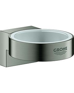 Grohe Selection Halter 41027AL0 hard graphite brushed, for glass and, Seifenspender