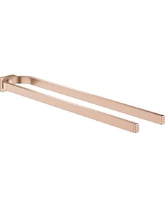 Grohe Selection towel holder 41059DL0 40 cm, 2-armed, not swiveling, brushed warm sunset