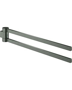 Grohe Selection towel holder 41063AL0 40 cm, 2 arms, swiveling, hard graphite brushed