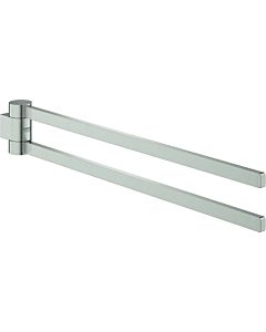 Grohe Selection towel rail 41063DC0 40 cm, 2-armed, swiveling, supersteel