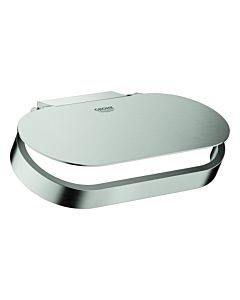 Grohe Selection WC-Papierhalter 41069DC0 supersteel, mit Deckel, Wandmontage, verdeckte Befestigung