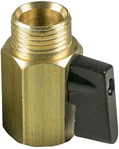 Grundfos shut-off valve 96433905 R 2000 /2 x Rp 2000 /2 IT, PN 10, brass, for circulation pump