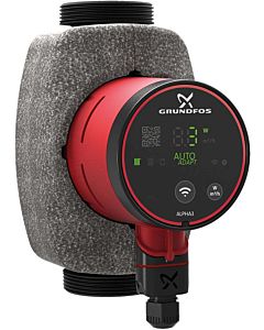 Grundfos Alpha3 32-40 180 pompe de circulation à haut rendement 99371943, 180 mm, 230 V, 50 Hz