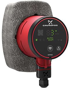 Grundfos Alpha3 high-efficiency circulation pump 99371910 15-80, 130 mm, 230 V / 50 Hz