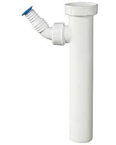 tube plongeur HAAS 2911 DN 40, 2000 2000 /2&quot;, avec raccord pour appareil 2000 , polypropylène, blanc