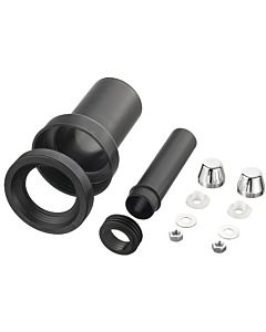 HAAS wall WC connection set 3287 DN90/110 toilet, seal, 180mm, black