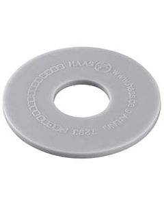 HAAS silicone lifting bell seal flushing valve 7293 inside 20.5 mm/outside 58 mm for Jomo, gray