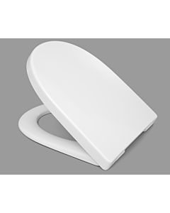 Haro WC siège Madeira 522084 blanc, charnières en acier inoxydable, softclose