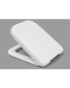 Haro Vishi WC seat 532600 white, stainless steel hinges, folding dowels, not adjustable