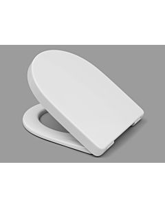 Haro Samar WC seat 531553 white, stainless steel hinges, folding dowels, not adjustable