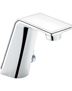 Hansa ALESSI Sense by HANSA basin mixer 07732201 battery operation, with LED light display, projection 118 mm, chrome / white