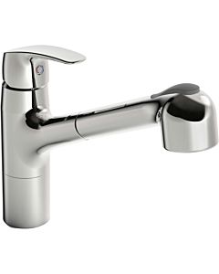 Hansa Hansapinto kitchen faucet 45182283 pull-out spray, 2-spray, swiveling, projection 231 mm, chrome