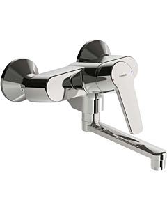 Hansa Hansapolo single-lever sink mixer 51612193 S-connections, swiveling, projection 234 mm, chrome