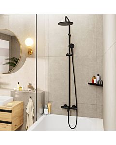 hansgrohe Vernis Blend Showerpipe 26899670 1jet, avec thermostat bain, noir mat