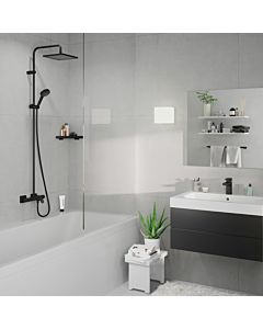 hansgrohe Vernis Shape Showerpipe 26900670 1jet, with bath thermostat, matt black