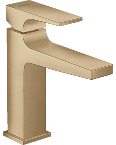 hansgrohe Metropol single lever basin mixer 32507140 projection 135 mm, push-open waste set, brushed bronze