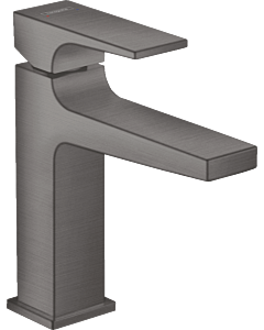 hansgrohe Metropol single lever basin mixer 32507340 projection 135 mm, push-open waste set, brushed black chrome