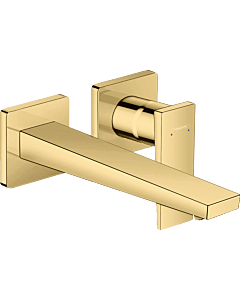 hansgrohe Metropol Fertigmontageset 32526990 UP-Waschtisch-Einhebelmischer, Ausladung 225 mm, polished gold optic