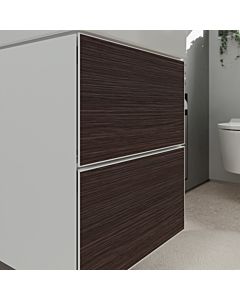 hansgrohe Xevolos E vanity unit 54172730 480x555x475mm, for hand washbasin, 2 drawers, matt white, dark oak