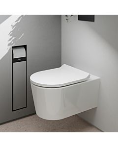 hansgrohe EluPura WC siège 60200450 blanc , fixation supérieure, avec SoftClose et QuickRelease, Slim
