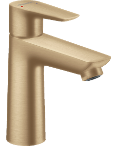 hansgrohe Talis E single lever basin mixer 71710140 with waste set, brushed bronze