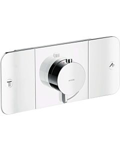 hansgrohe Axor One Finishing set 45712800 Flush-mounted thermostat module, 2 Verbraucher , stainless steel look