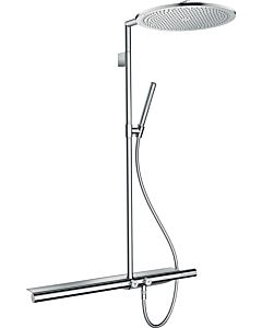 Hansgrohe Axor 800 Showerpipe 27984000 chrom, mit Thermostat, Kopfbrause und Handbrause