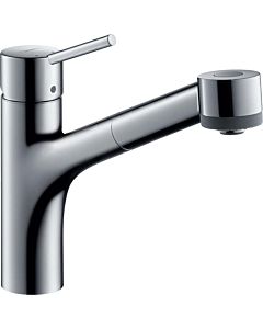 hansgrohe Talis single-lever sink mixer 32845000 with pull-out spray, 2jet, chrome