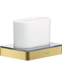 hansgrohe Axor tooth glass 42834950 glass, wall-mounted, brushed brass