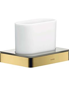 hansgrohe Axor tooth glass 42834990 glass, wall-mounted, polished gold optic