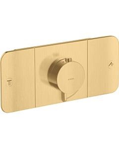 hansgrohe Axor One Fertigmontageset 45712250 Unterputz-Thermostatmodul, 2 Verbraucher, brushed gold optic