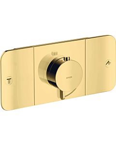 hansgrohe Axor One Fertigmontageset 45712990 Unterputz-Thermostatmodul, 2 Verbraucher, polished gold optic