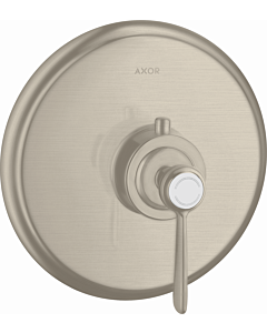 Axor Montreux hansgrohe match0 16823820 thermostat dissimulé, avec poignée à levier, nickel brossé